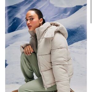 Garage Perfect Puff Jacket Silver Sky XS